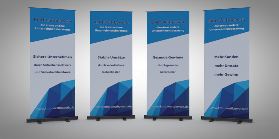 Rollup Banner für Unternehmensberater